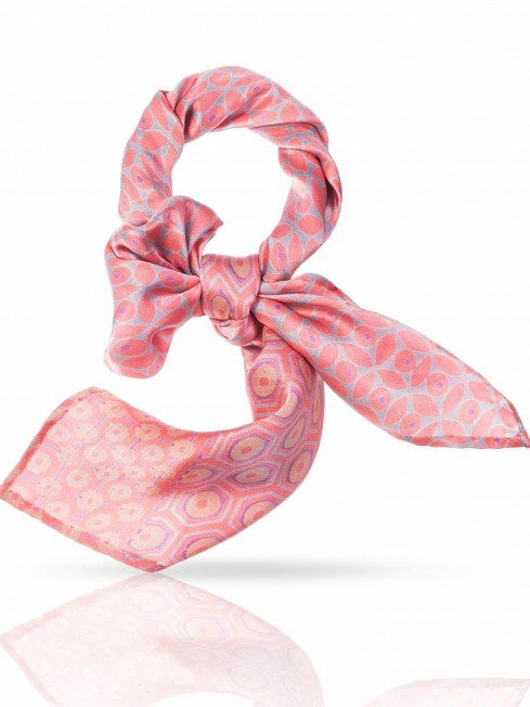 Шейный Платочек Женский SS.KV-SMALL.FLORE/PINK